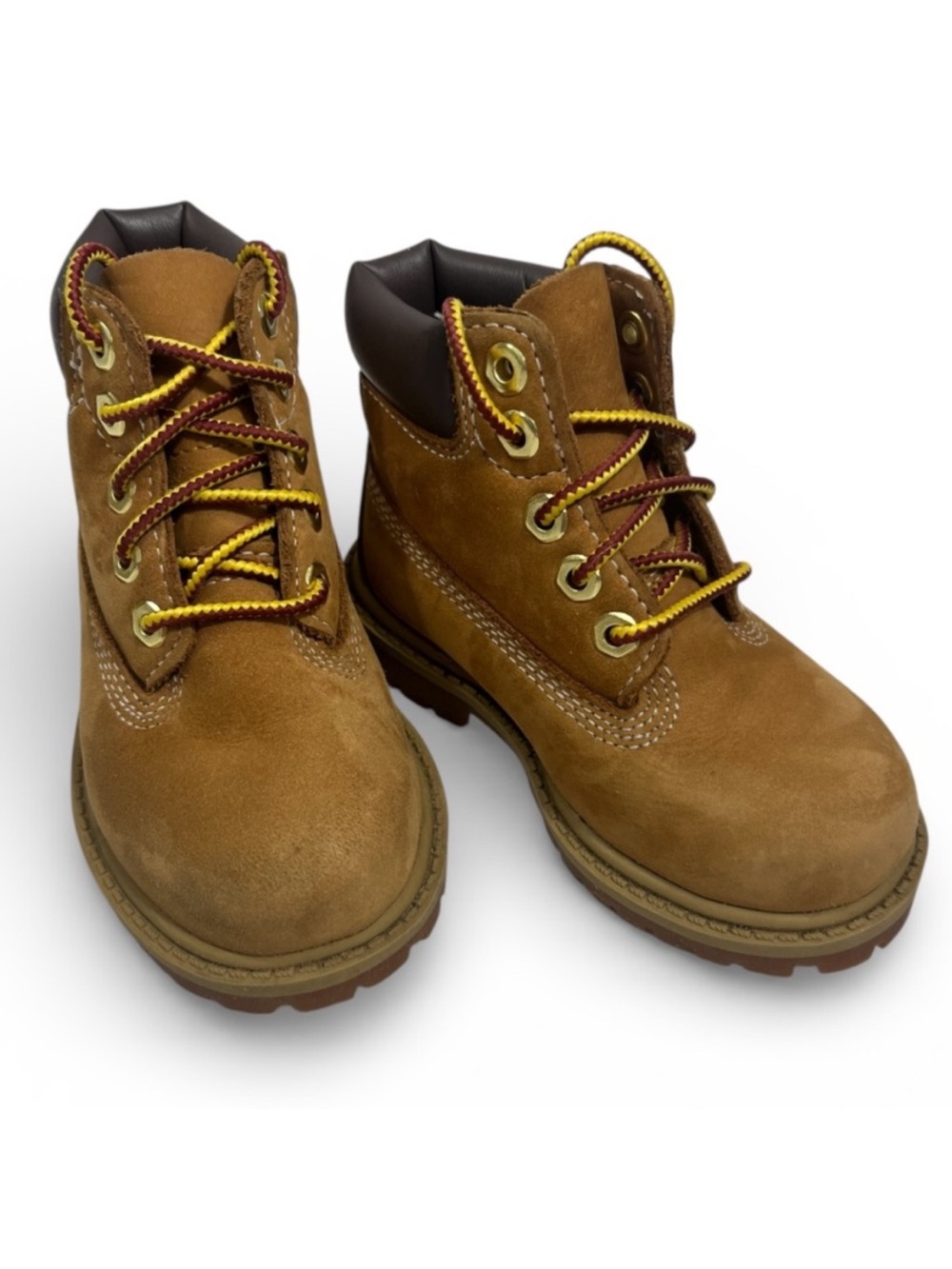 Timberland Hiking Boots Toddler Size 6 Nubuck Tan/Wheat